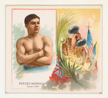 Patsey Kerrigan, Pugilist, from World's Champions, Second Series (N43) for Allen & Ginter Cigarettes, 1888.