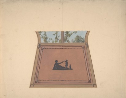 Pompeiian Design for Paneling, second half 19th century.