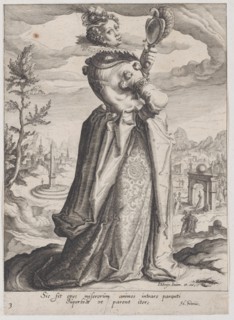 Pride, from Virtues and Vices, 1596-97.