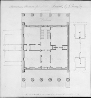 Residence, Planned for Russell, by I. Town, Esq., ca. 1828.