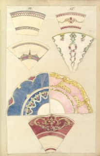 Seven Designs for Decorated Plates, 1845-55.