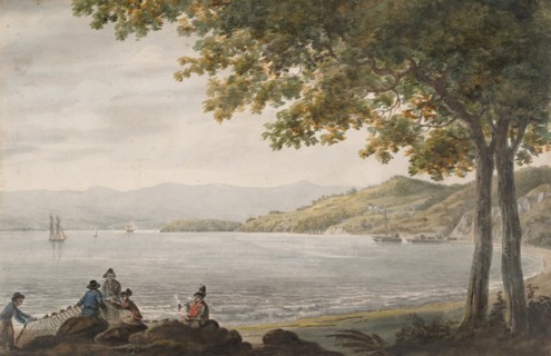Shad Fishermen on the Shore of the Hudson River, 1811-ca. 1813.