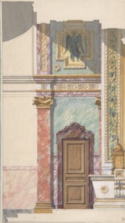 Side View of Design for Altar, second half 19th century.