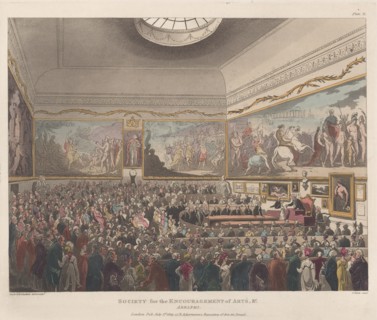 Society for the Encouragement of Arts etc., Adelphi, July 1, 1809.
