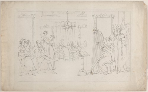 Sweet is the voice whose powers can move / And call the vagrant heart to love, from "The Dance of Life", September 1, 1817.