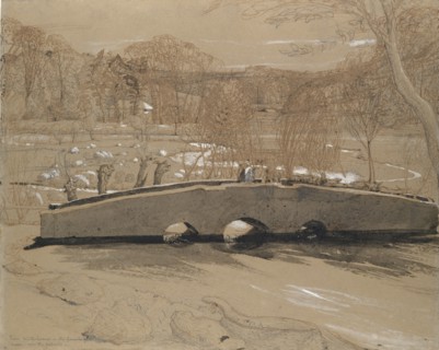 The Bridge at Shoreham, ca. 1829.
