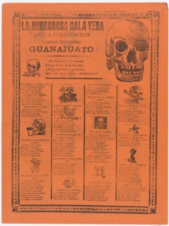 The horrific skeleton of the flood of Guanajuato, 1905.