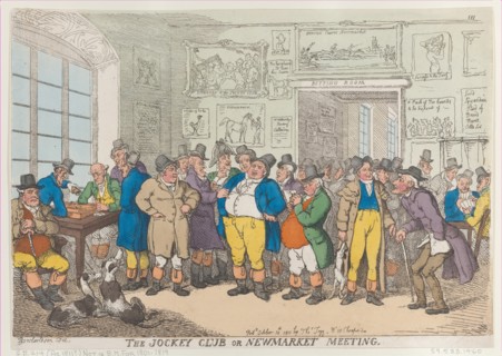 The Jockey Club or Newmarket Meeting, October 10, 1811.