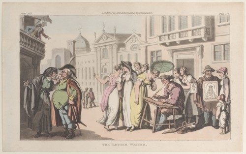 The Letter Writer, from "Naples and the Campagna Felice: in a Series of Letters Addressed to a Friend in England in 1802", June 1, 1815.