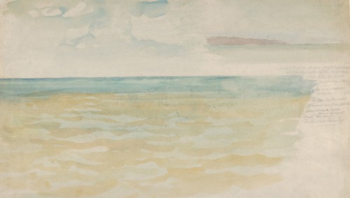 The Sea at Dieppe, ca. 1852-54.