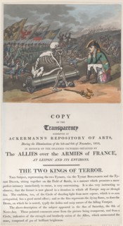 The Two Kings of Terror, November 1813.
