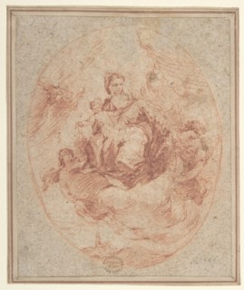 The Virgin and Child Holding Scapulars, 1712-93.