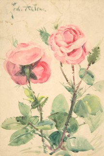 Two Roses, ca. 1884-1904.