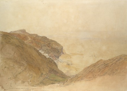 View of Clovelly, Devon, ca. 1848-49.