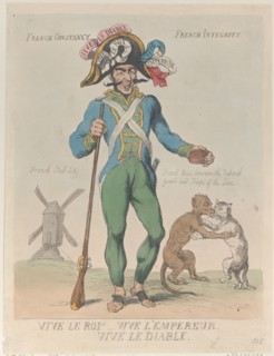 Vive Le Roi! Vive L'Empereur. Vive Le Diable., April 12, 1815.