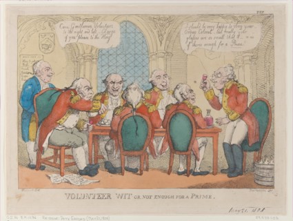 Volunteer Wit or Not Enough for a Prime, May 21, 1808.