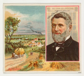William Purcell, The Rochester Union and Advertiser, from the American Editors series (N35) for Allen & Ginter Cigarettes, 1887.