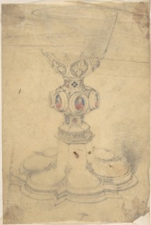 Chalice with Enamel Ornament, second half 19th century.