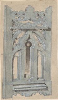 Metal Keyplate for Church, second half 19th century.