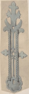Metal Doorplate for Church, second half 19th century.