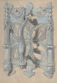 Metal Doorpull Church, second half 19th century.