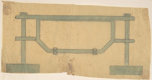 Plan for a Grate, 19th century.
