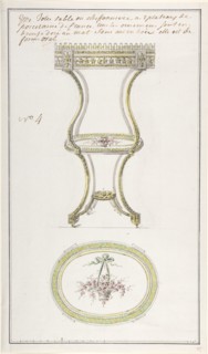 Design for an Occasional Table, ca. 1770-85.