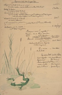 Program for the Evening of April 11, 1891, 1891.