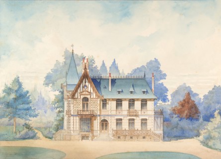 View of a Country House, 1898.