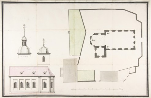 Design for the Parish Church of Merkershausen, 1738 (?).