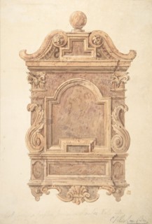 Oak Carving from Fireplace in the Jerusalem Chamber, Westminster, 1820-71.
