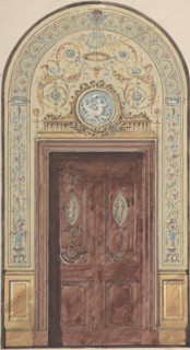 Designs for Arched Doorway, 19th century.