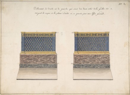 Right and Left Tribunes, .