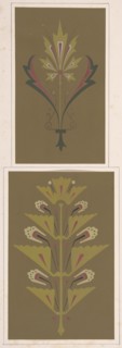 Design drawing, ca. 1883, based on earlier design.