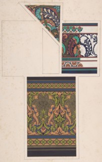Design drawing, ca. 1883, based on earlier design.