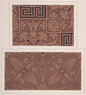 Design drawing, ca. 1883, based on earlier design.