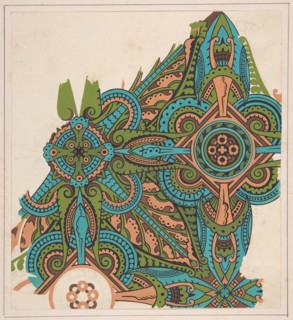 Design drawing, ca. 1883, based on earlier design.