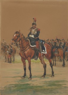 French Cuirassier, 1872.