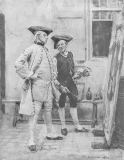 The Sign Painter (Le Peintre d'Enseignes), 19th century.