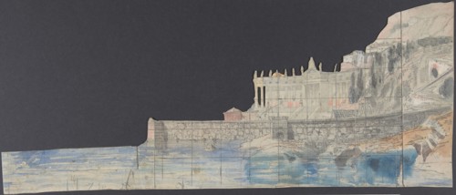 Design for a Stage Set at the Opéra, Paris, 1830-90.