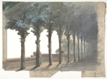 Design for a Stage Set at the Opéra, Paris, 1830-90.