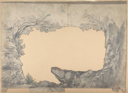 Design for a Stage Set at the Opéra, Paris, 1830-90.