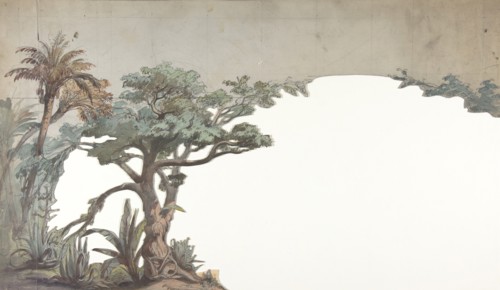 Design for a Stage Set at the Opéra, Paris, 1828-90.