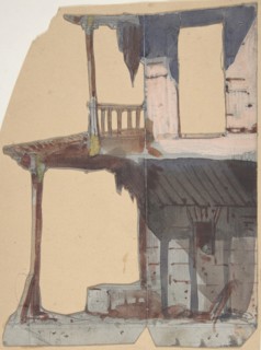 Design for a Stage Set at the Opéra, Paris, 1830-90.