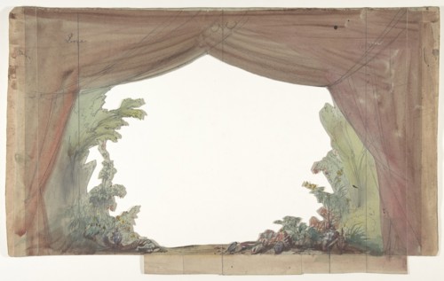 Design for a Stage Set at the Opéra, Paris, 1830-90.