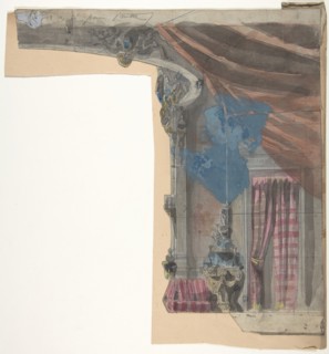 Design for a Stage Set at the Opéra, Paris, 1828-90.