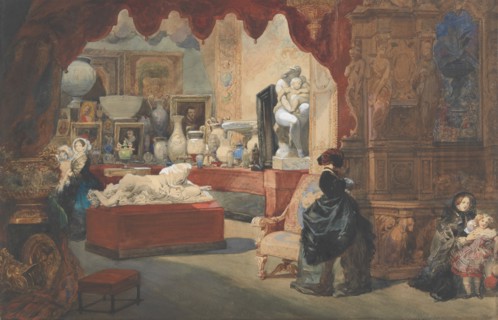 Interior of a Museum, 19th century.