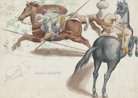 Fighting Horsemen, 1818.