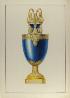 Design for a Gilt Bronze Urn, ca. 1770-90.