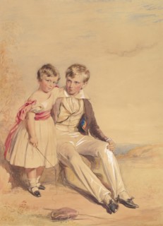 Portrait of Two Children, 1837.